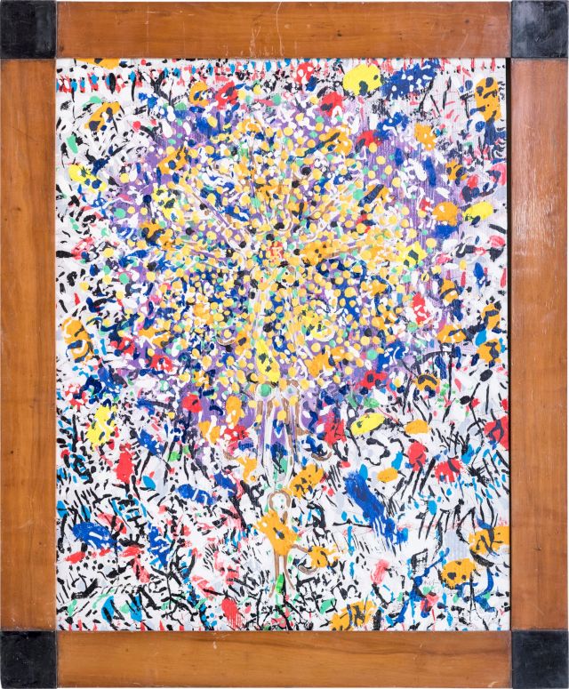 Die Rose von Jericho
45 x 35 cm
Öl, Acryl auf Holz
2019