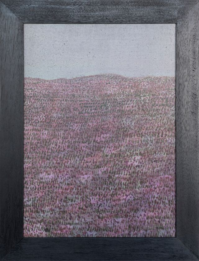 Heidelandschaft
55 x 40 cm
Acryl auf Leinwand
1979