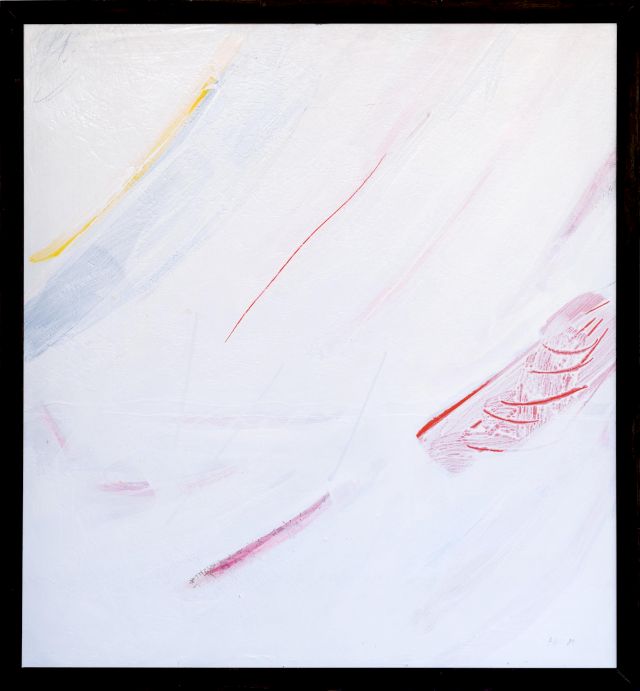 Viel Weiss
107 x 98 cm
Acryl auf Pressspan
1984