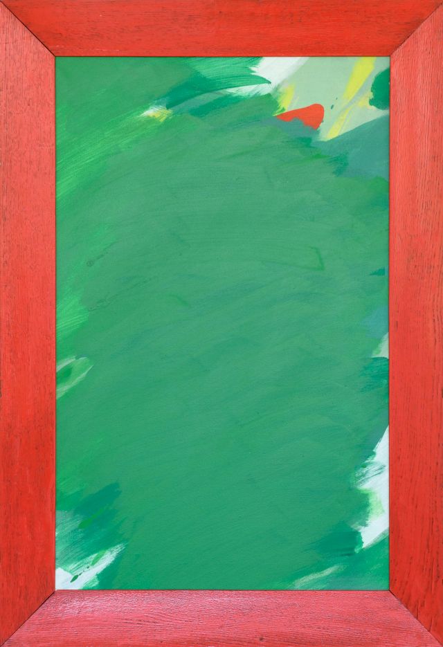 Ohne Titel
85 x 54 cm
Acryl auf Leinwand
1985