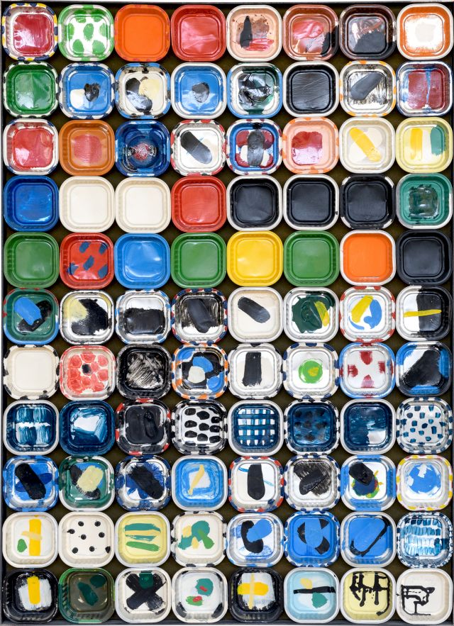 Tiffanys Frühstück 2
98 x 70 cm
Öl auf Metall
1992