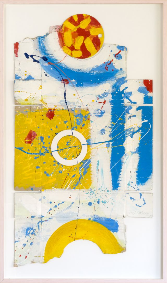 Ohne Titel
110 x 60 cm
Acryl auf Pappe
1993