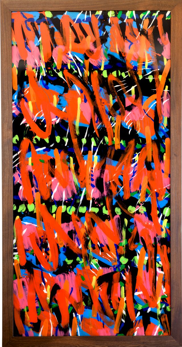 Viel Rot
160 x 80 cm
Acryl auf Glas
2012