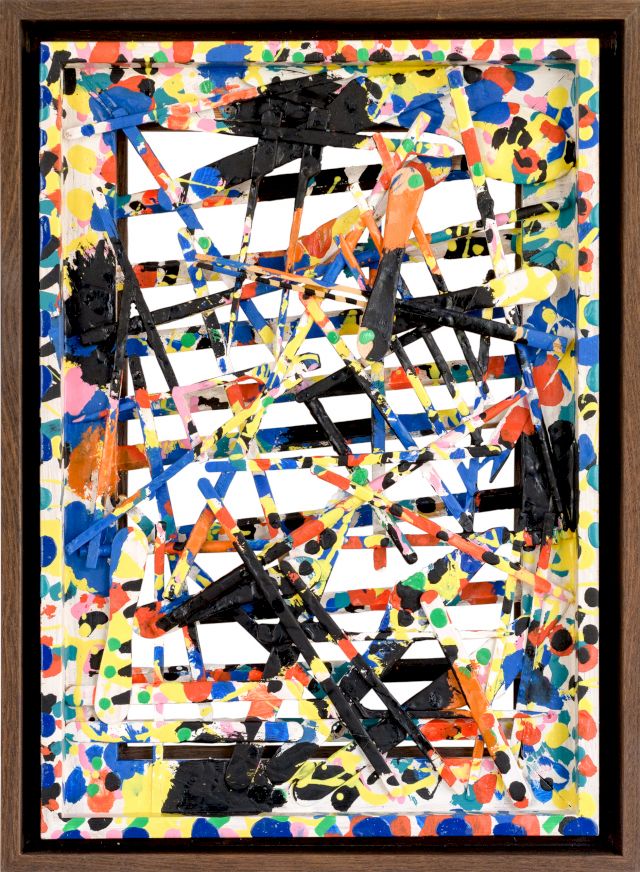 Allerlei
37 x 26 cm
Öl auf Holz/Fundstücken
2013